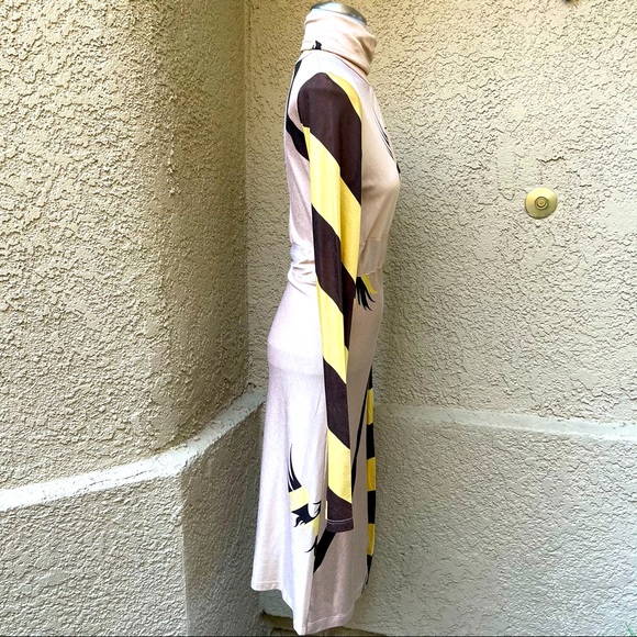 Vintage multicolored Samantha Treacy silk dress - Picture 5 of 13